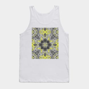 Boho Sunshine Medallion Pattern Tank Top